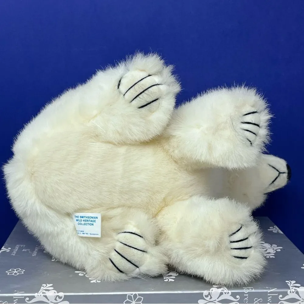 1989 Smithsonian Wild Heritage Collection Plush 8” Polar Bear